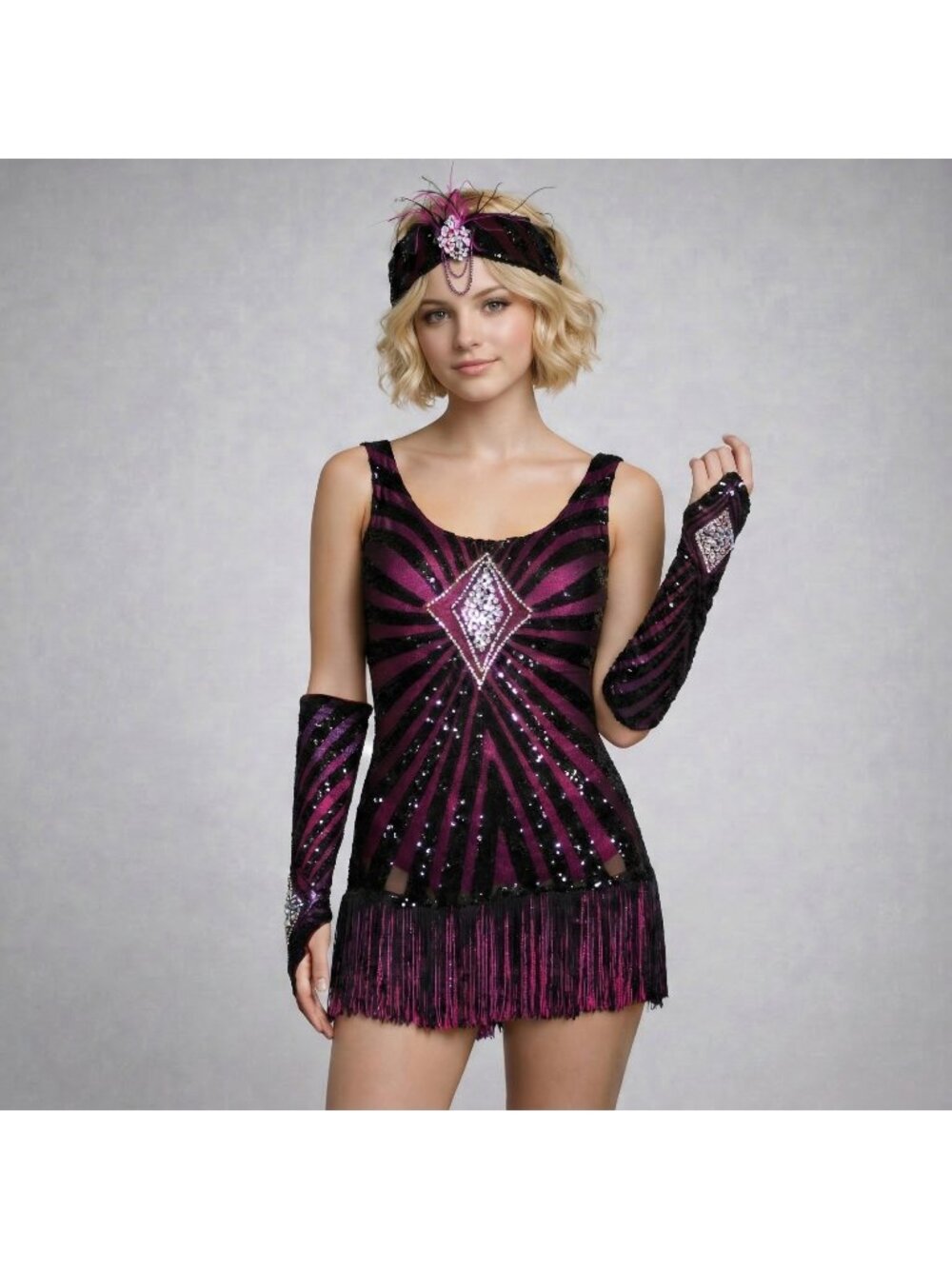 Custom Dance Costume 1920's Themed Dress for Jazz, Tap, Musical Theater size 14